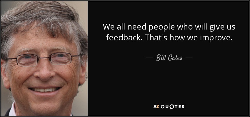 customer feedback