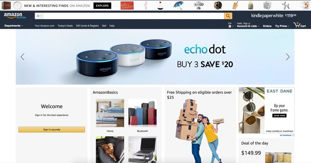 E-commerce websites