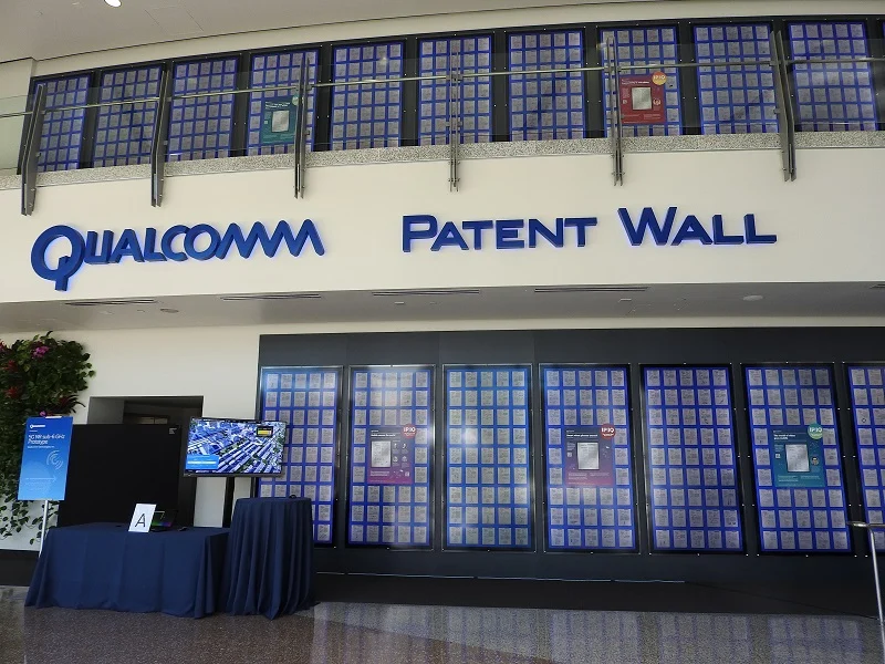 Qualcomm patent wall