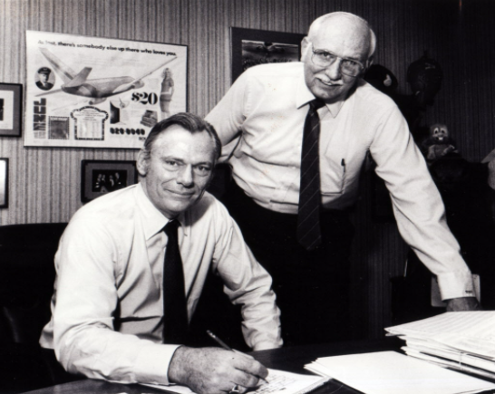 Herbert Kelleher & Rollin King Owner of Southwest Airlines