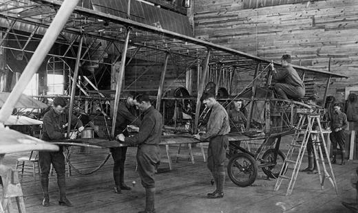 MIT provided pilot training to the United States Navy in preparation for World War I.
