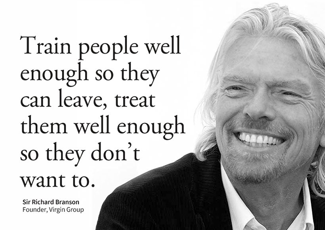 Richard Branson, the founder of the Virgin Group, is renowned for his distinctive and charismatic leadership style.